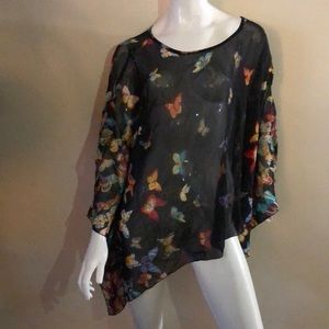 Butterfly 🦋 Black Tunic Top